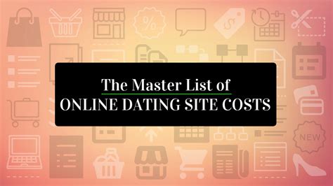 dating website costs